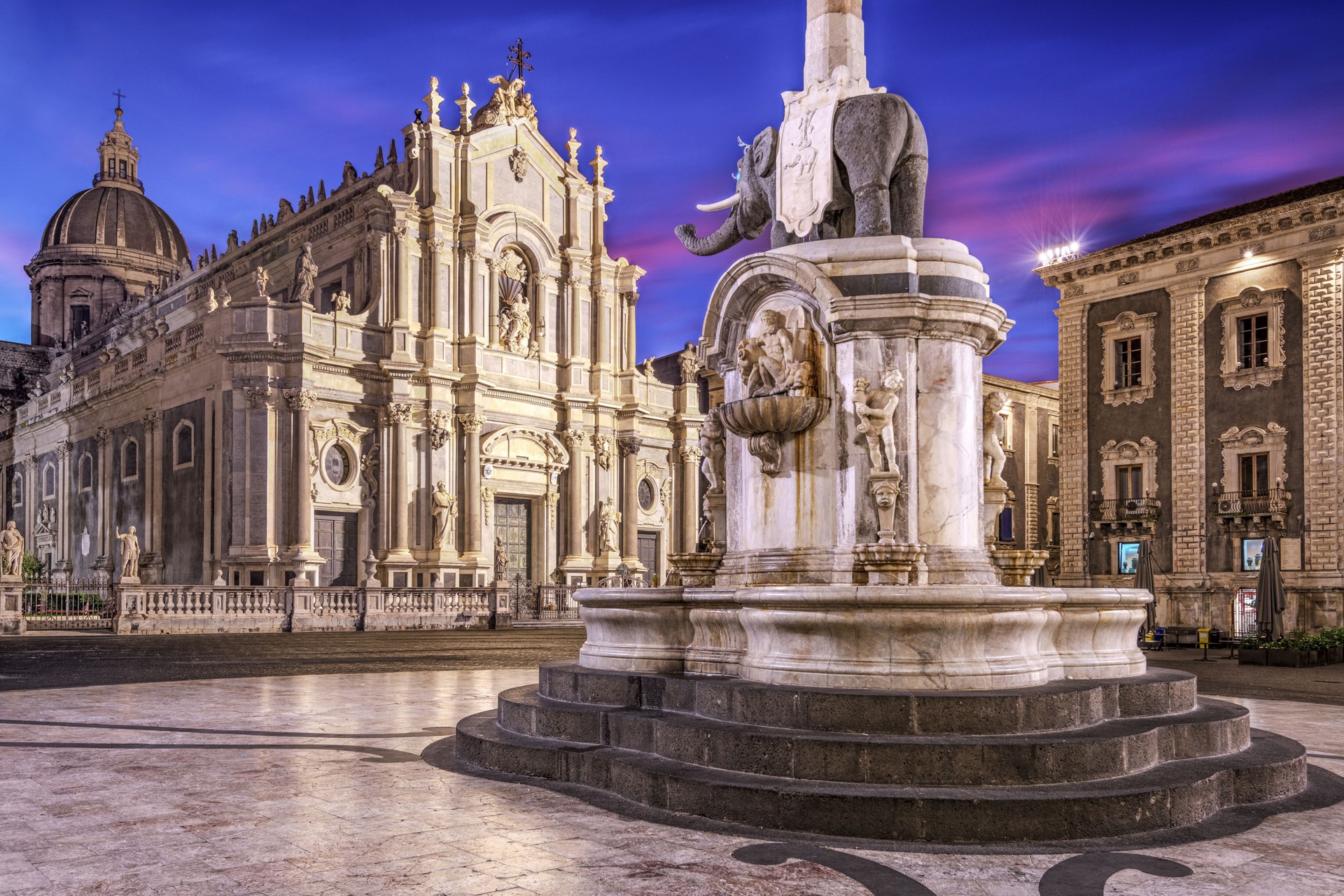 Catania, Sicily, Italy from Piazza Del Duomo